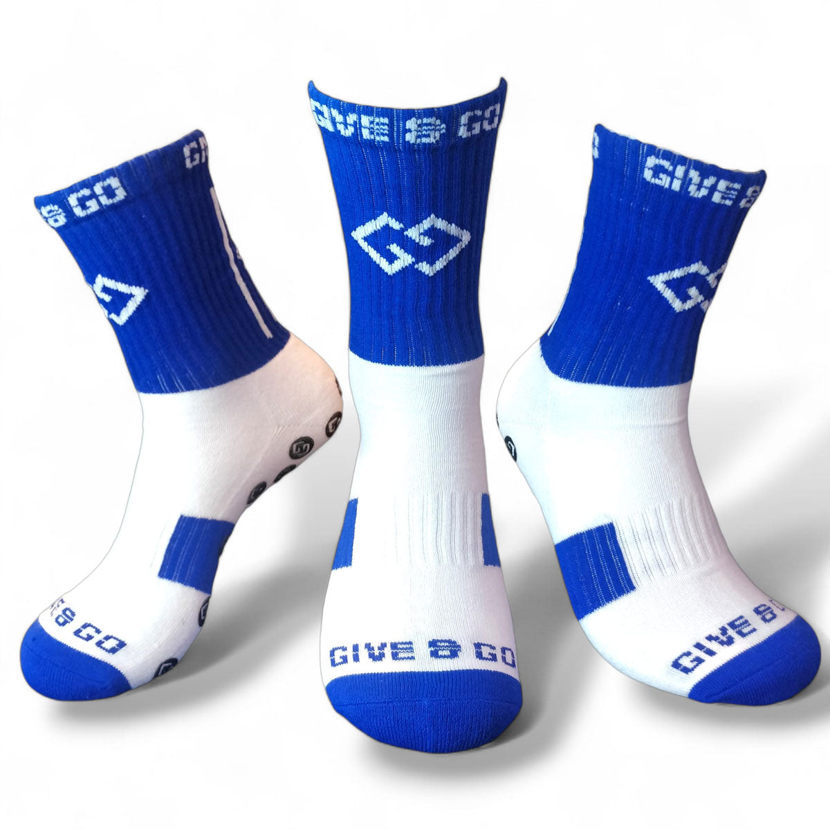 GRIPSOX Blue|White